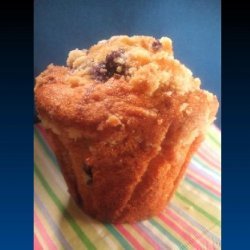 Blueberry Muffins With Streusel Topping