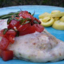 Grilled Balsamic Bruschetta Chicken