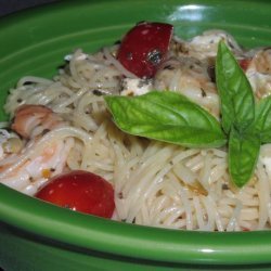 Shrimp With Tomato & Basil Pasta