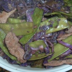 Ginger Pork with Mushrooms and Snow Peas