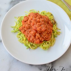 Pasta With Zucchini Sauce