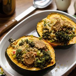 Quinoa Stuffed Acorn Squash