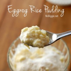 Eggnog  Rice Pudding