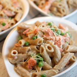 Salmon Pasta for Two