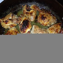 Roast Chicken With Lemon, Oregano & Vermouth