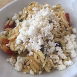 Spinach and Feta Pasta With Olives