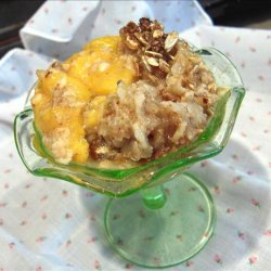 Peach Almond Crisp (Simple and Lite)