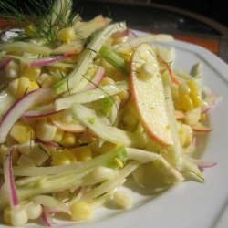 Fennel Salad With Apples and Fresh Corn