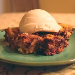 Pumpkin Chocolate Chip Bread Pudding