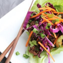 Asian Beef & Lettuce Wraps