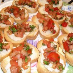 White Bean Pate with Tomato Relish