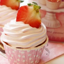 Strawberry Preserve Cupcakes