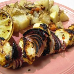 Kraft Grilled Greek Chicken Kabobs