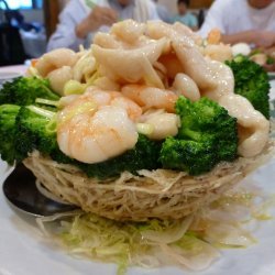 Stir Fried Chicken and Shrimp