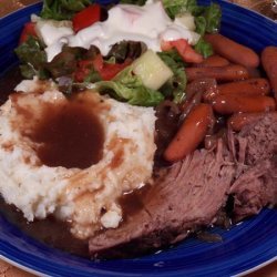 Pot Roast With Red Wine Gravy