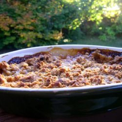 Peach Crumble Pie