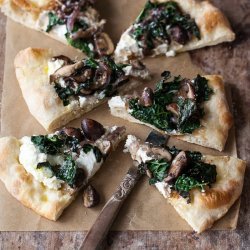 Mushroom and Ricotta Pizza