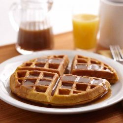 Pumpkin-Sour Cream Waffles