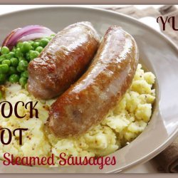 Beer-Steamed Sausages