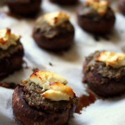 Garlic-Stuffed Mushrooms