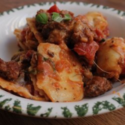 Baked Beef Ravioli