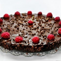Raw Vegan Chocolate and Raspberry Birthday Cake