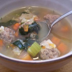 Turkey Meatball Soup