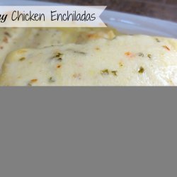 Creamy Chicken Enchiladas