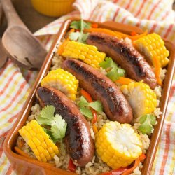 Baked Rice With Sausage