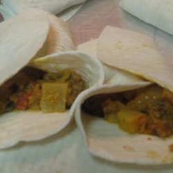 Beef and Potato Burritos