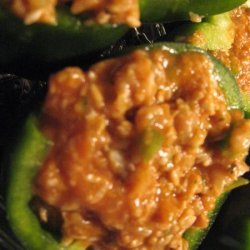 Spicy Stuffed Bell Peppers