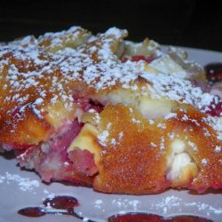 Strawberry Cream Cheese Cobbler