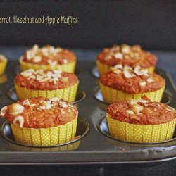 Carrot, Apple and Honey Muffins