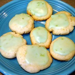 Lime Ginger Butter Cookies