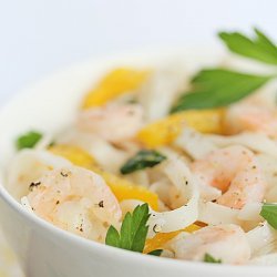 Shrimp Coconut Noodles