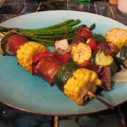 Lemon and Thyme Sausage Kebabs