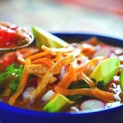 Tortilla Soup With Undercover Veggies!