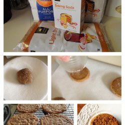 Sugar-Topped Molasses Spice Cookies
