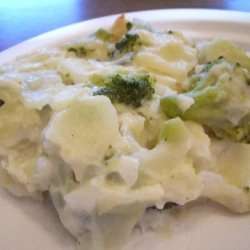 Scalloped Potatoes & Broccoli