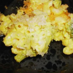 Macaroni & Cheese Broccoli Bake