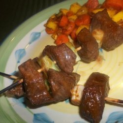 Fiery Beef Satay Skewers