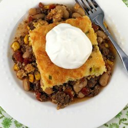 Chili Cornbread Pie