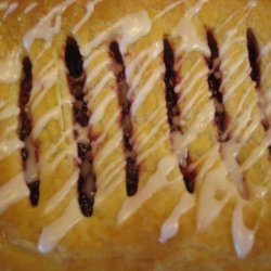 Almond-Raspberry Jalousie