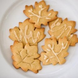 Autumn Maple Leaf Cookies