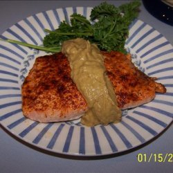 Cumin-Crusted Salmon With Guacamole