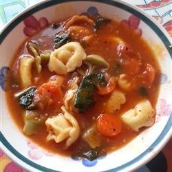 Italian Sausage Soup with Tortellini