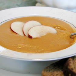 Creamy Butternut Squash With Cinnamon Soup