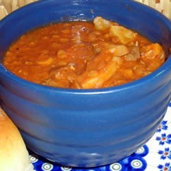 Beefy Lentil Vegetable Soup