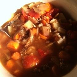 Hamburger Rice Soup