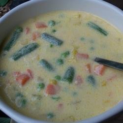 Cheesy Vegetable Soup I
